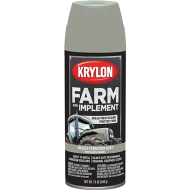 Krylon® Farm & Implement Paint - Massey Ferguson Gray, 12 oz